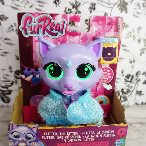 furReal Flitter the Kitten, Interactive Feeding Electronic Pet - Picture 10 of 10